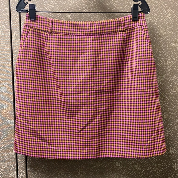 🔥🔥🔥Tara Jarmon Jupe Plaid Skirt - Picture 1 of 8